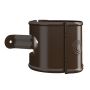 Lindab Steel Universal Downpipe Clip - 100mm Brown
