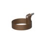 Galeco Steel Round Hopper & Downpipe Kit Copper Effect - 87mm Diameter
