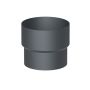 Galeco Steel Round Offset Downpipe Kit Graphite Grey - 87mm Diameter