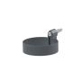 Galeco Steel Round Socket Downpipe Kit Graphite Grey - 87mm Diameter