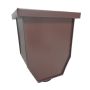 Galeco Steel Gutter Hopper - for 87mm Outlet Copper Effect