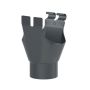 Galeco Steel Gutter Small Shed Pack Apex Style Roof - 6x4 to 10x8 Graphite