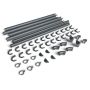 Galeco Steel Gutter Standard Shed Pack Apex Style Roof - 12x6 to 20x12 Graphite