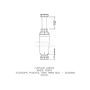 FloPlast Telescopic Pedestal Trap - 32mm x 32mm White