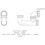 FloPlast Bath Trap - 50mm Seal x 40mm White
