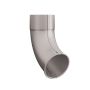 Lindab Steel Downpipe Shoe - 100mm Silver Metallic