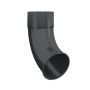 Lindab Steel Downpipe Shoe - 75mm Anthracite Grey