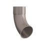 Lindab Steel Downpipe Shoe - 75mm Anthracite Metallic