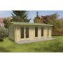 Blakedown Log Cabin - 24kg Polyester Felt Plus Underlay Double Glazed - 6000mm x 4000m
