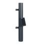 Lindab Steel Vandal Reinforced Pipe with Leaf Trap - 102mm x 0.85m Graphite