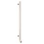 Lindab Steel Vandal Reinforced Pipe with Shoe - 102mm x 2mtr Antique White