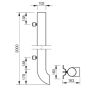 Lindab Steel Vandal Reinforced Pipe with Shoe - 102mm x 2mtr Antique White