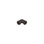 FloPlast Push Fit Waste Bend Knuckle - 90 Degree x 40mm Black