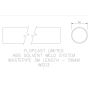 FloPlast Solvent Weld Waste Pipe - 50mm (I.D.) x 3mtr White