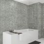 Laminate Wall Panel Square Edge - 900mm x 2420mm x 11mm Platinum Stone