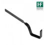Cast Iron Box Gutter Side Rafter Bracket - 100mm Galvanised Black Painted