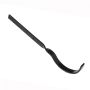 Cast Iron Half Round Gutter Side Rafter Bracket - 100mm Galvanised Black Painted