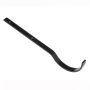 Cast Iron Half Round Gutter Top Rafter Bracket - 150mm Galvanised Black Painted
