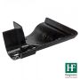 Cast Iron Ogee Gutter External Angle - 90 Degree x 115mm Black
