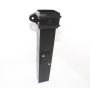 Cast Iron Square Downpipe Eared Access Pipe - 100mm Black
