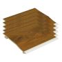 Shiplap Cladding - 150mm x 5mtr Golden Oak - Pack of 5