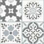 Guardian Click Vinyl Flooring Tiles - 305mm x 610mm Corfu Mosaic - Pack of 8