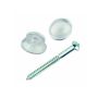 Corrugated Sheet Fixing Screws - Clear - Pack of 10