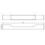 FloPlast Drainage Channel Access Pipe Plain Ended - 1mtr x 110mm