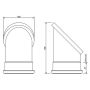 FloPlast Drainage Oval Rodding Point Socket - 110mm