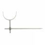 Cast Iron Deep Half Round Gutter Rise & Fall Bracket - 125mm Galvanised