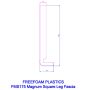 175mm Dark Grey Smooth Fascia Board - 18mm x 5mtr - Pack of 2