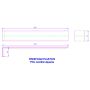 Storm Grey Smooth Fascia Joint Trim - 300mm