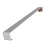 White Woodgrain Fascia Double Ended Joint Trim - 600mm