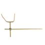 Cast Iron Moulded Ogee Gutter Rise & Fall Bracket - 100mm Galvanised