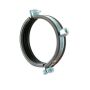 Cast Iron Halifax Drain/Soil Bracket Zinc Plated Rubber Lined Bismat - 100mm