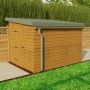 Galeco Steel Gutter Small Shed Pack Pent Style Roof - 6x4 to 10x8 Galvanised