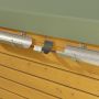 Galeco Steel Gutter Standard Shed Pack Pent Style Roof - 12x6-20x12 Galvanised