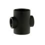 Mech 416 Cast Iron Soil Boss Pipe Double 2 Inch BSP Opposed - 100mm