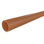 110mm x 6mtr x Pack of 50 (17.99 per unit) - Underground Drainage Pipe Plain Ended