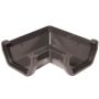 FloPlast Square Gutter Angle - 90 Degree x 114mm Anthracite Grey