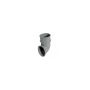 FloPlast Mini Gutter Downpipe Shoe - 50mm Grey