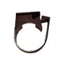 FloPlast Mini Gutter Downpipe Clip - 50mm Brown