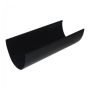 FloPlast Deepflow/ Hi-Cap Gutter - 115mm x 75mm x 3mtr Black