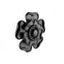 Aluminium Gutter Motif Rose - Black