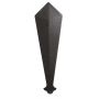 Black Ash Woodgrain Fascia Bargeboard Finial - 340mm