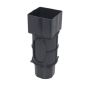 FloPlast Universal Downpipe Access Pipe - 65/68mm Anthracite Grey