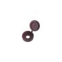 Screw Cover Caps - Brown - Box of 100