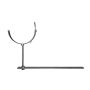 Zinc Large Half Round Gutter Rise & Fall Bracket - 165mm