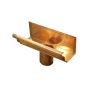 Copper Ogee Gutter Running Outlet To 80mm