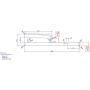 Hygiene Cladding Starter / Finishing Trim - for 2-3mm Sheets x 3mtr Length White